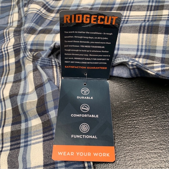 Ridgecut Toughwear Button Down Shirt Men’s Sz XLT - Picture 9 of 11